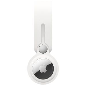 Apple Étui à sangle en silicone loop Apple AirTag - Blanc