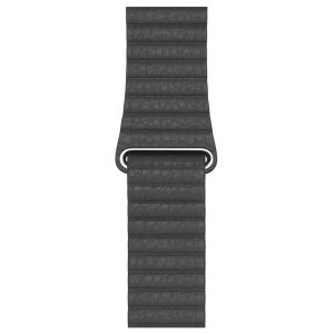 Apple ﻿Leather Loop M Apple Watch Series 1-9 / SE / Ultra (2) - 42/44/45/49 mm - Noir