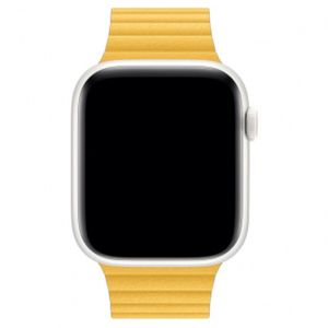 Apple ﻿Leather Loop M Apple Watch Series 1-9 / SE / Ultra (2) - 42/44/45/49 mm - Jaune