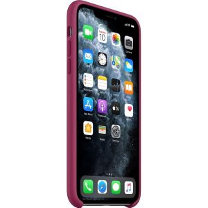 Apple Coque en silicone iPhone 11 Pro Max - Pomegranate