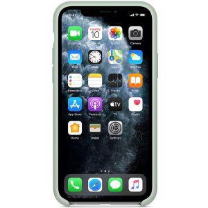 Apple Coque en silicone iPhone 11 Pro - Beryl