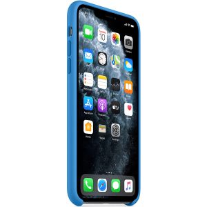 Apple Coque en silicone iPhone 11 Pro Max - Surf Blue
