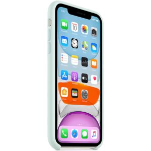 Apple Coque en silicone iPhone 11 - Seafoam