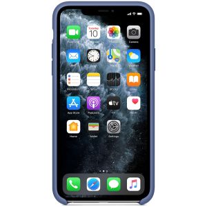 Apple Coque en silicone iPhone 11 Pro Max - Linen Blue