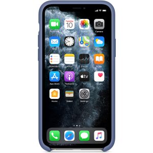 Apple Coque en silicone iPhone 11 Pro - Linen Blue