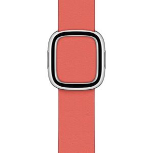 Apple Leather Band Modern Buckle Apple Watch Series 1-9 / SE - 38/40/41 mm - Taille M - Pink Citrus