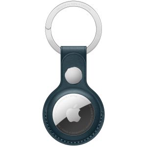 Apple Leather Key Ring Apple AirTag - Baltic Blue