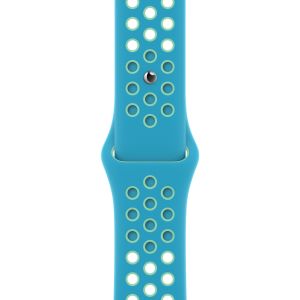Apple Nike Sport Band Apple Watch Series 1-9 / SE - 38/40/41 mm - Chlorine Blue/Green Glow