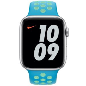 Apple Sport Band Apple Watch Series 1-9 / SE / Ultra (2) - 42/44/45/49 mm - Chlorine Blue/Green Glow