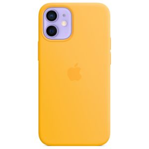 Apple Coque en silicone MagSafe iPhone 12 Mini - Sunflower