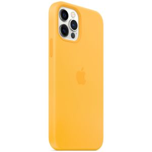 Apple Coque en silicone MagSafe iPhone 12 (Pro) - Sunflower