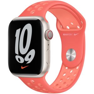 Apple Nike Sport Band Apple Watch Series 1-9 / SE / Ultra (2) - 42/44/45/49 mm - Ember/Crimson Bliss