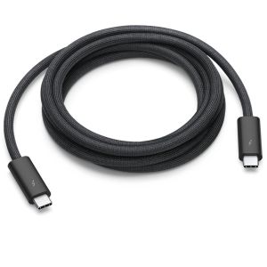 Apple ﻿Thunderbolt 3 Pro Cable - Câble de charge pour MacBooks - 2 mètres - Noir