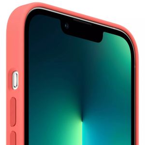 Coque en silicone avec MagSafe pour iPhone 13 Pro Max - Pomelo rose  (MM2N3ZM/A) (Neuf, 1 an de garantie)] ⎪1er réseau de Revendeurs Agrées Apple  au Maroc