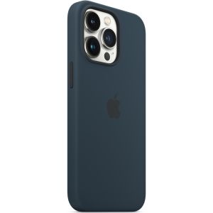 Apple Coque en silicone MagSafe iPhone 13 Pro Max - Abyss Blue