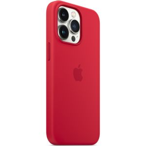 Apple Coque en silicone MagSafe iPhone 13 Pro Max - Rouge
