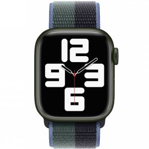 Apple Sport Loop bracelet Apple Watch Series 1-9 / SE - 38/40/41 mm - Midnight/Eucalyptus
