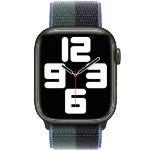 Apple Sport Loop bracelet Apple Watch Series 1-9 / SE / Ultra (2) - 42/44/45/49 mm - Midnight/Eucalyptus