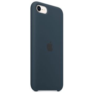 Apple Coque en silicone iPhone SE (2022 / 2020) / 8 / 7 - Abyss Blue