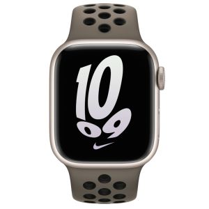 Apple Nike Sport Band Apple Watch Series 1-9 / SE - 38/40/41 mm - Olive Grey / Black