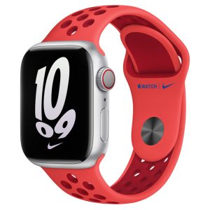 Apple Nike Sport Band Apple Watch Series 1-9 / SE - 38/40/41 mm - Bright Crimson / Gym Red