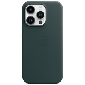 Apple Coque Leather MagSafe iPhone 14 Pro - Forest Green