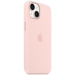 Apple Coque en silicone MagSafe iPhone 14 - Chalk Pink
