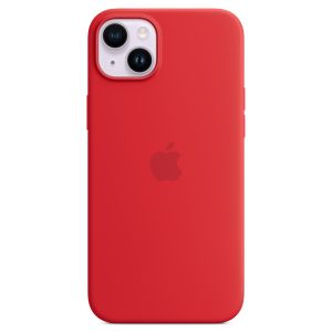 Apple Coque en silicone MagSafe iPhone 14 Plus - Rouge