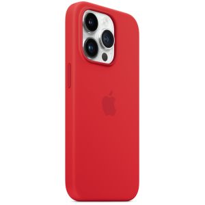 Apple Coque en silicone MagSafe iPhone 14 Pro - Rouge