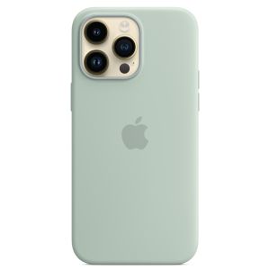 Apple Coque en silicone MagSafe iPhone 14 Pro Max - Succulent