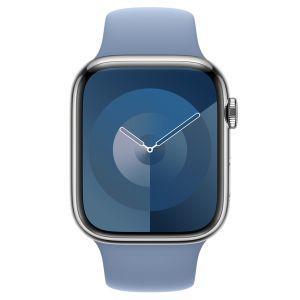 Apple Sport Band Apple Watch Series 1-9 / SE / Ultra (2) - 42/44/45/49 mm - Taille S/M - Winter Blue
