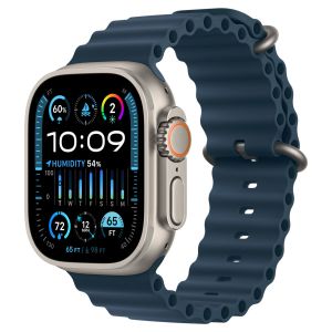 Apple Bracelet Ocean Apple Watch Series 1-9 / SE / Ultra (2) - 42/44/45/49 mm - Bleu