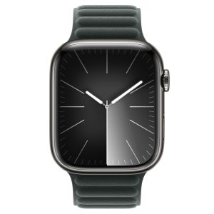 Apple Bracelet à maillons magnétique FineWoven Apple Watch Series 1-9 / SE / Ultra (2) - 42/44/45/49 mm - Taille S/M - Evergeen