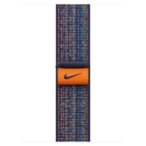 Apple Nike Sport Loop bracelet Apple Watch Series 1-9 / SE - 38/40/41 mm - Game Royal/Orange