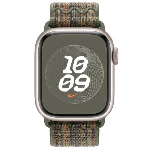 Apple Nike Sport Loop bracelet Apple Watch Series 1-9 / SE - 38/40/41 mm - Sequoia/Orange
