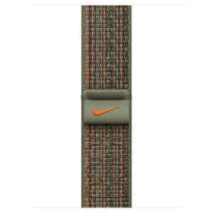 Apple Nike Sport Loop bracelet Apple Watch Series 1-9 / SE - 38/40/41 mm - Sequoia/Orange