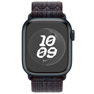 Apple Nike Sport Loop bracelet Apple Watch Series 1-9 / SE - 38/40/41 mm - Black/Blue