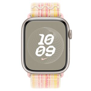 Apple Nike Sport Loop bracelet Apple Watch Series 1-9 / SE / Ultra (2) - 42/44/45/49 mm - Starlight/Pink