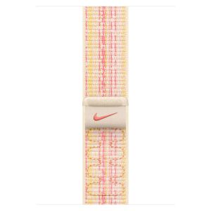 Apple Nike Sport Loop bracelet Apple Watch Series 1-9 / SE / Ultra (2) - 42/44/45/49 mm - Starlight/Pink