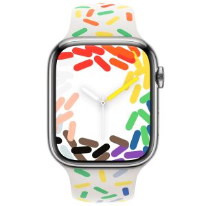 Apple Sport Band Apple Watch Series 1-9 / SE / Ultra (2) - 42/44/45/49 mm - Taille S/M - Pride Edition
