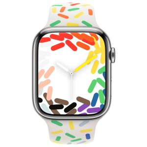 Apple Sport Band Apple Watch Series 1-9 / SE / Ultra (2) - 42/44/45/49 mm - Taille M/L - Pride Edition