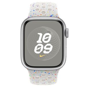 Apple Nike Sport Band Apple Watch Series 1-9 / SE - 38/40/41 mm - Taille S/M - Pure Platinum