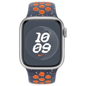 Apple Nike Sport Band Apple Watch Series 1-9 / SE - 38/40/41 mm - Taille S/M - Blue Flame