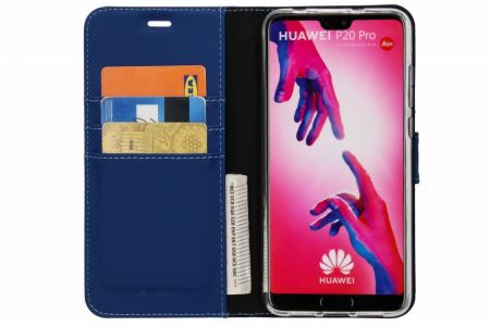 Accezz Étui de téléphone Wallet Huawei P20 Pro - Bleu