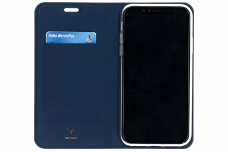 Dux Ducis Étui de téléphone Slim iPhone Xr - Bleu foncé