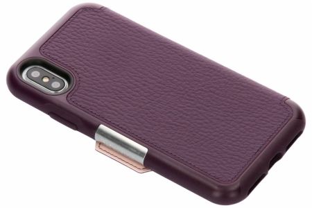 OtterBox Étui de téléphone Strada iPhone Xs / X - Violet
