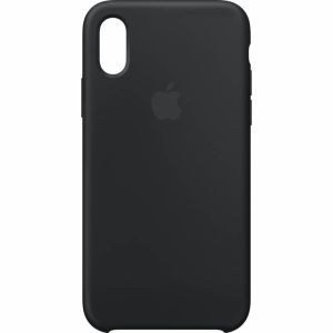 Apple Coque en silicone iPhone Xs / X - Noir