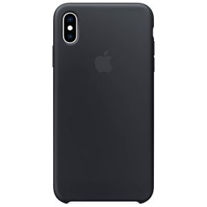 Apple Coque en silicone iPhone Xs Max - Noir