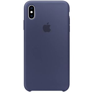 Apple Coque en silicone iPhone Xs Max - Midnight Blue