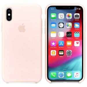 Apple Coque en silicone iPhone Xs / X - Pink Sand